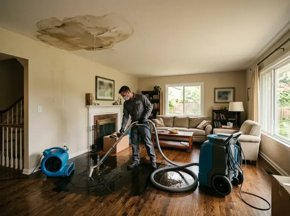 attic-pipe-burst-ceiling-drip-008 — frequently asked questions, Water Damage Restoration & Carpet Care in Bethlehem Village,…